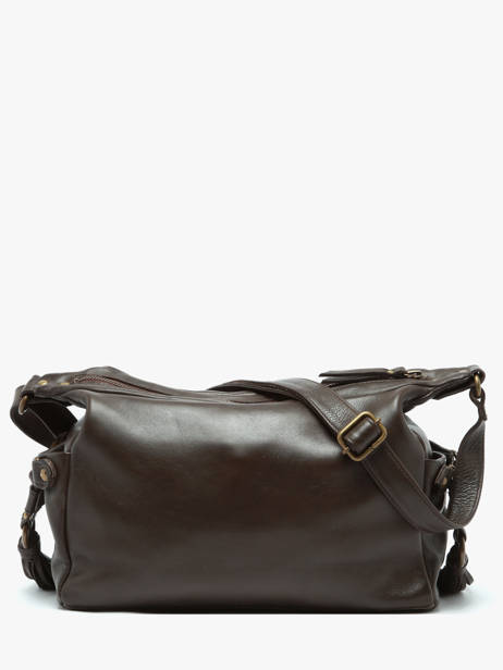 Cross Body Tas Cow Leder Basilic pepper Bruin cow BCOW86 ander zicht 4